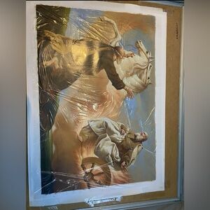 Giuseppe’s “Chariot of fire” handpainted reproduction on canvas 24 x 36